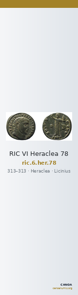RIC VI Heraclea 78 — CANOA