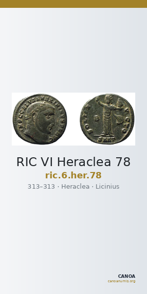 RIC VI Heraclea 78 — CANOA