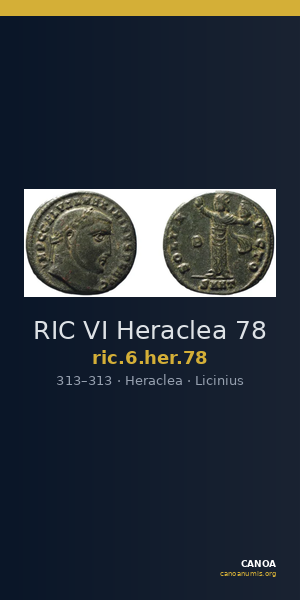 RIC VI Heraclea 78 — CANOA