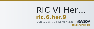 RIC VI Heraclea 9 — CANOA