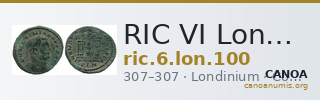 RIC VI Londinium 100 — CANOA