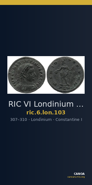 RIC VI Londinium 103 — CANOA