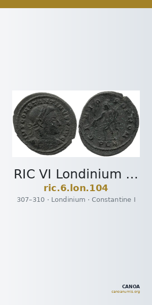 RIC VI Londinium 104 — CANOA