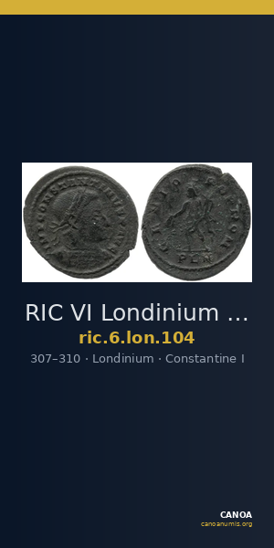 RIC VI Londinium 104 — CANOA