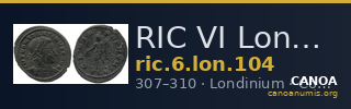 RIC VI Londinium 104 — CANOA