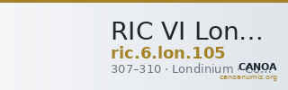 RIC VI Londinium 105 — CANOA
