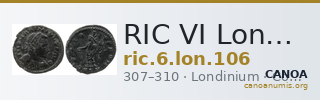 RIC VI Londinium 106 — CANOA