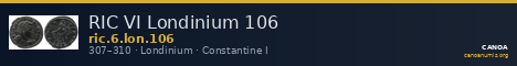 RIC VI Londinium 106 — CANOA
