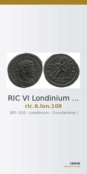 RIC VI Londinium 108 — CANOA