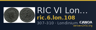 RIC VI Londinium 108 — CANOA