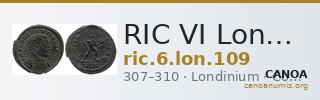 RIC VI Londinium 109 — CANOA