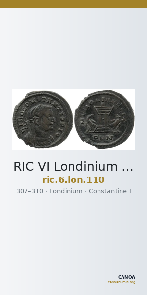 RIC VI Londinium 110 — CANOA