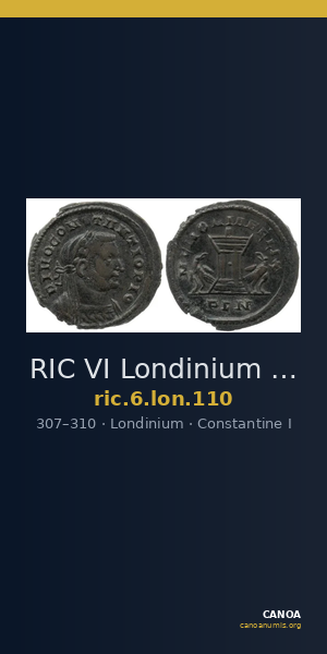 RIC VI Londinium 110 — CANOA