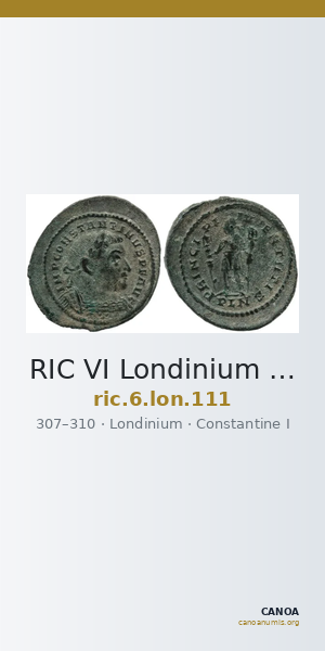 RIC VI Londinium 111 — CANOA