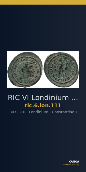 RIC VI Londinium 111 — CANOA