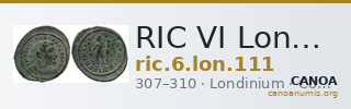 RIC VI Londinium 111 — CANOA