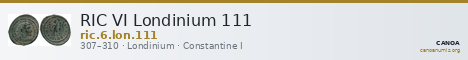 RIC VI Londinium 111 — CANOA