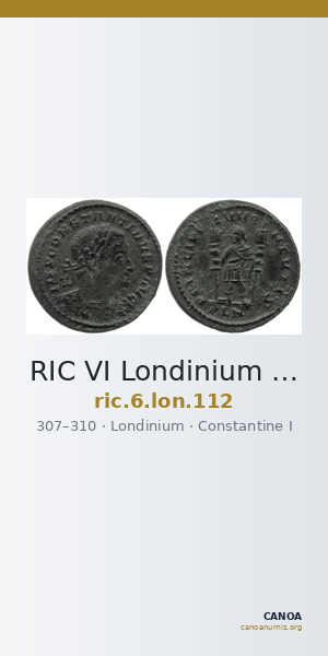 RIC VI Londinium 112 — CANOA