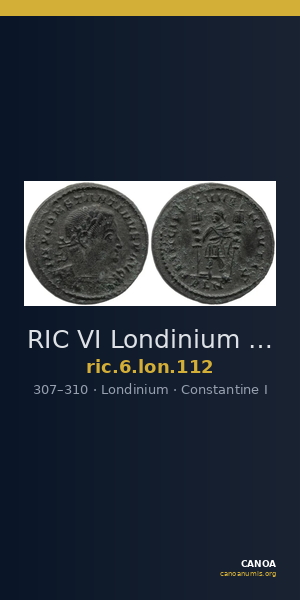 RIC VI Londinium 112 — CANOA
