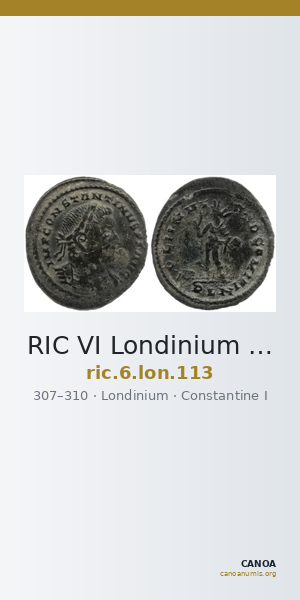 RIC VI Londinium 113 — CANOA