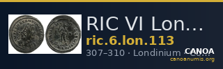 RIC VI Londinium 113 — CANOA