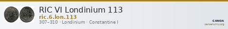 RIC VI Londinium 113 — CANOA