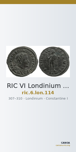 RIC VI Londinium 114 — CANOA