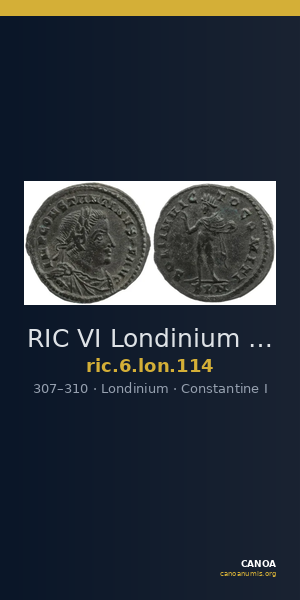 RIC VI Londinium 114 — CANOA