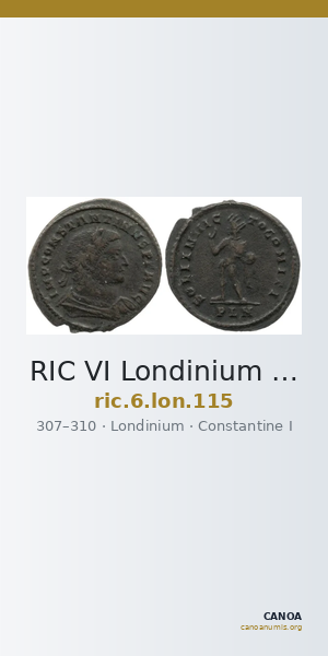 RIC VI Londinium 115 — CANOA