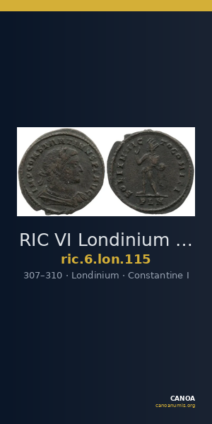 RIC VI Londinium 115 — CANOA