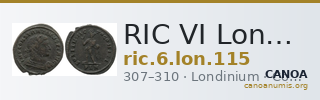 RIC VI Londinium 115 — CANOA