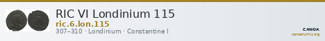 RIC VI Londinium 115 — CANOA