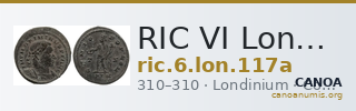 RIC VI Londinium 117a — CANOA