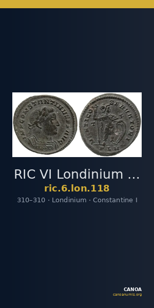 RIC VI Londinium 118 — CANOA