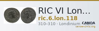 RIC VI Londinium 118 — CANOA