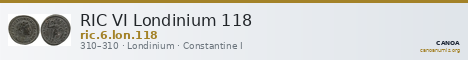 RIC VI Londinium 118 — CANOA