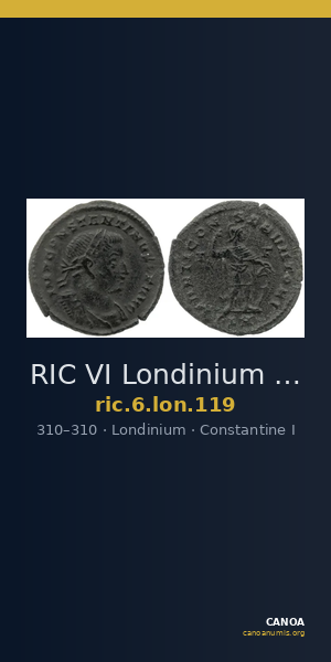 RIC VI Londinium 119 — CANOA
