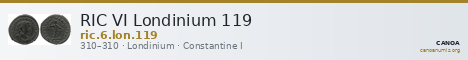RIC VI Londinium 119 — CANOA