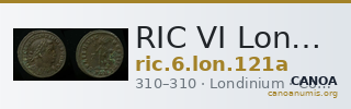 RIC VI Londinium 121a — CANOA
