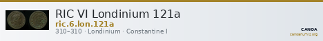 RIC VI Londinium 121a — CANOA
