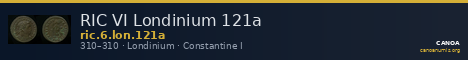 RIC VI Londinium 121a — CANOA