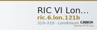 RIC VI Londinium 121b — CANOA