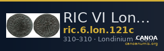RIC VI Londinium 121c — CANOA