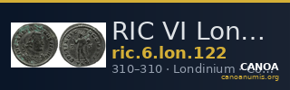 RIC VI Londinium 122 — CANOA