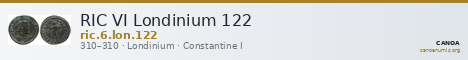 RIC VI Londinium 122 — CANOA