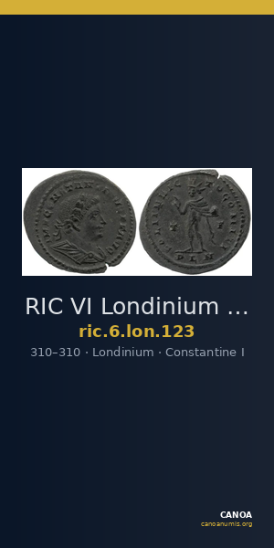 RIC VI Londinium 123 — CANOA