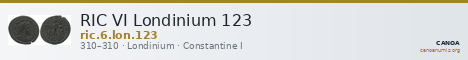 RIC VI Londinium 123 — CANOA