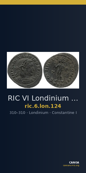 RIC VI Londinium 124 — CANOA
