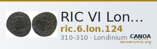 RIC VI Londinium 124 — CANOA