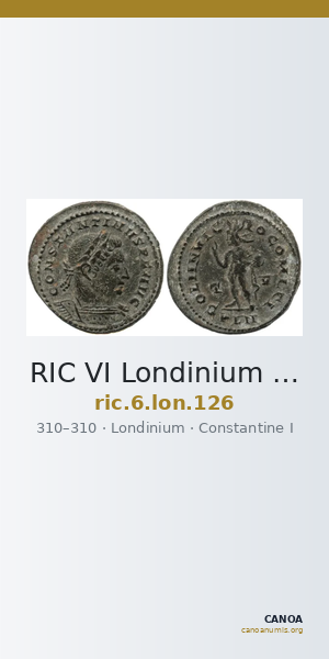 RIC VI Londinium 126 — CANOA
